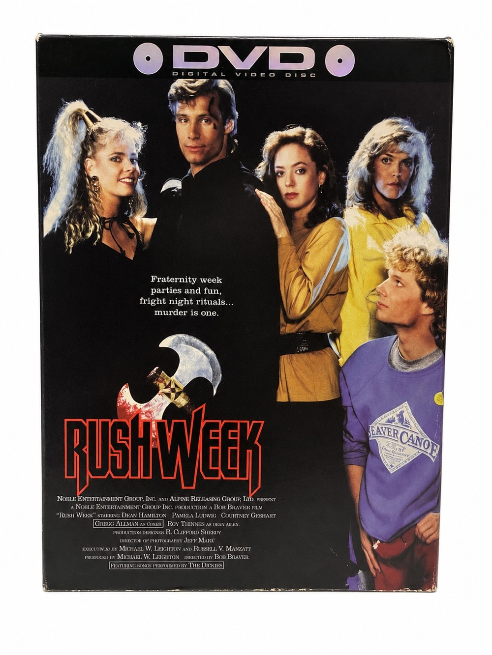 Rush Week DVD 1989 Rated R 80s Horror Slasher Movie OOP Cult Classic